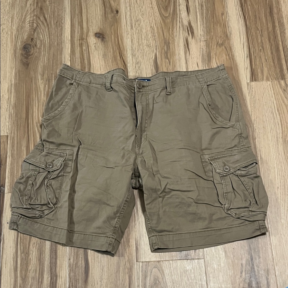 Arizona Jean Company Men's Tan Cargo Shorts Flex Classic Fit ***See description